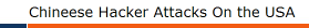 Chineese Hacker Attacks On the USA