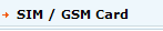 SIM / GSM Card